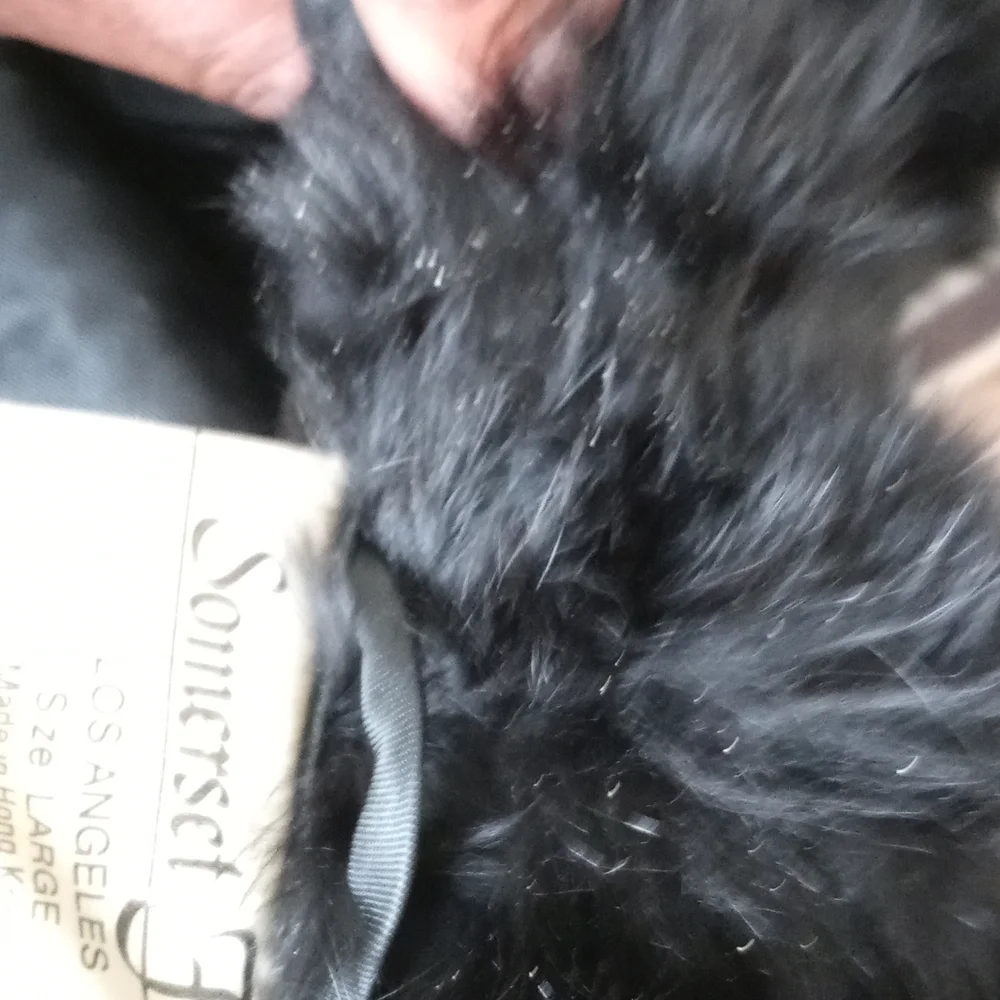 Exquisite Black Rabbit Fur - Picture 3 of 7